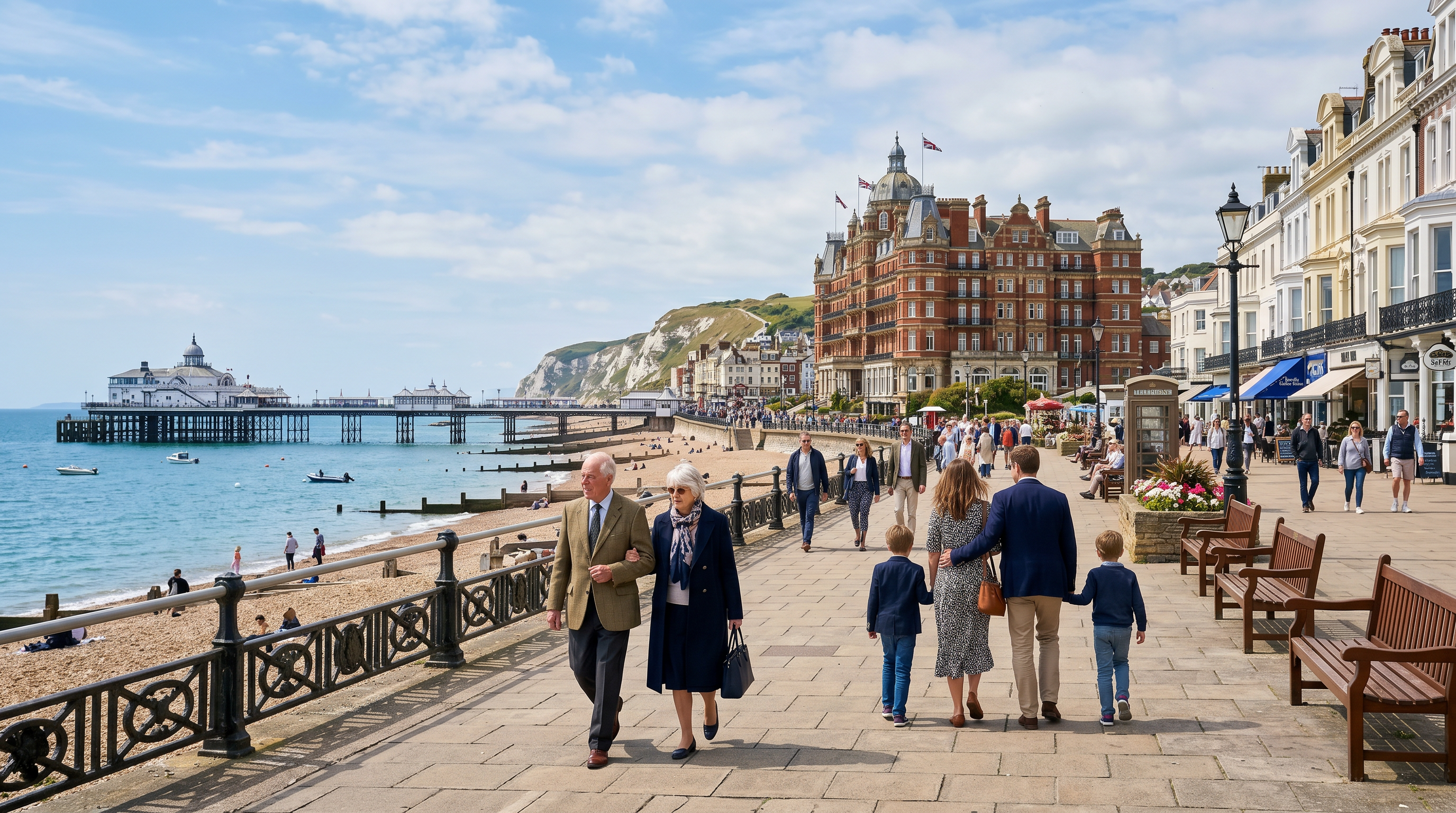 Seafront promenade near RankingUKTop hotel